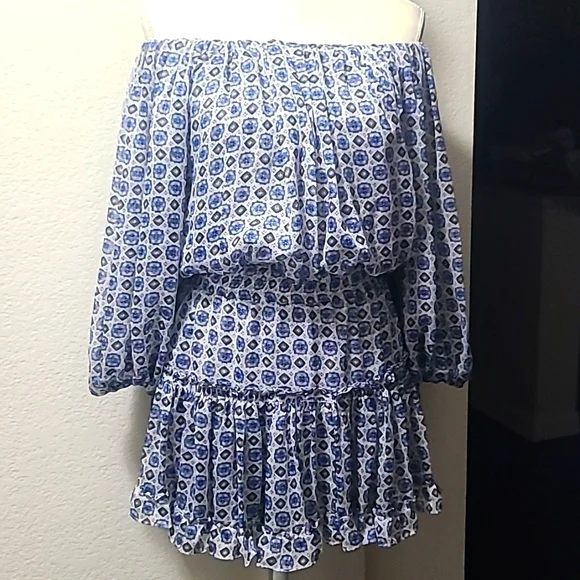 Misa Los AngelesZonia Off Shoulder Chiffon Mini Dress - Picture 2 of 7